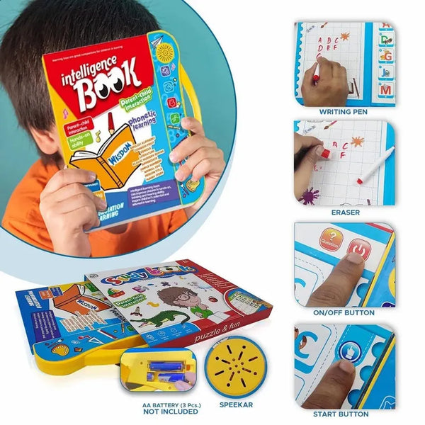 Interactive Sound Book for Kids – Early Learning Educational Book with Sounds | Ages 2–6 Years