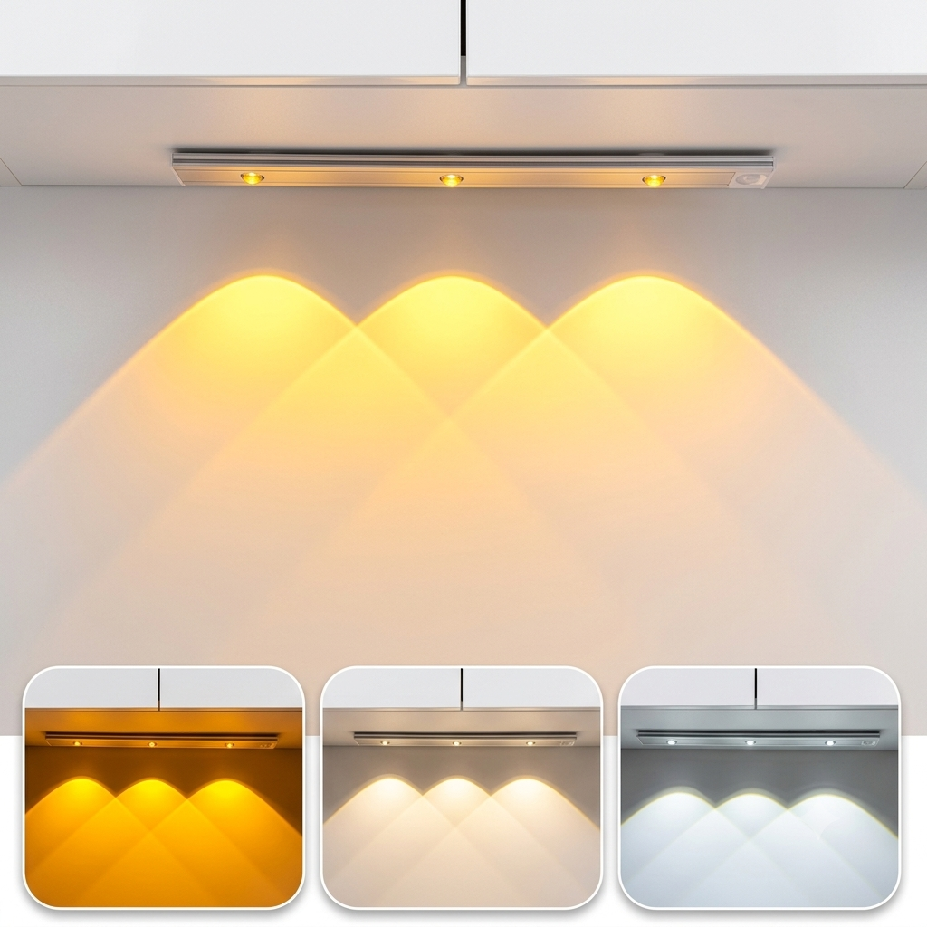 Motion Sensor LED Light Bar for Wardrobe & Cabinet | Auto On/Off | Stick-On